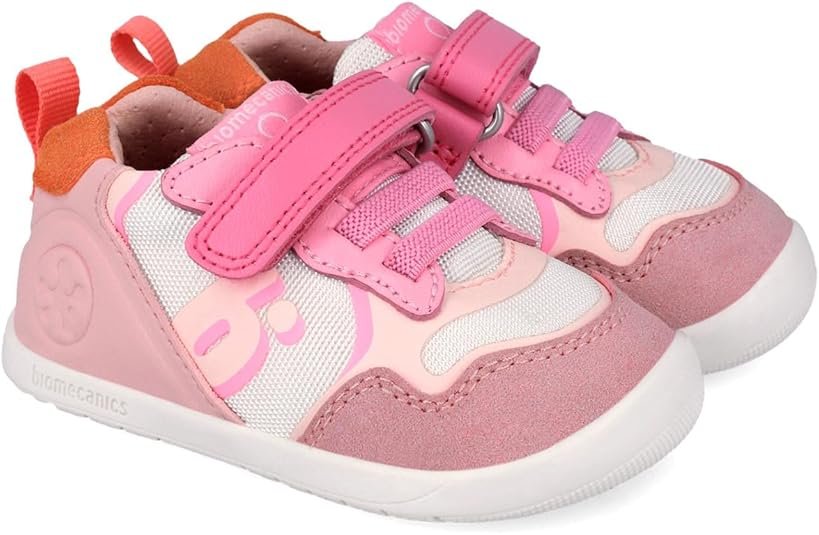 Zapatillas Barefoot Rosas para Primeros Pasos de niña