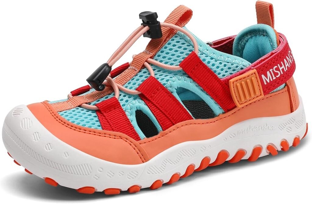 Mishansha Niños Sandalias Cerradas Trekking Verano Zapatos al Aire Libre Transpirable 24-38 EU