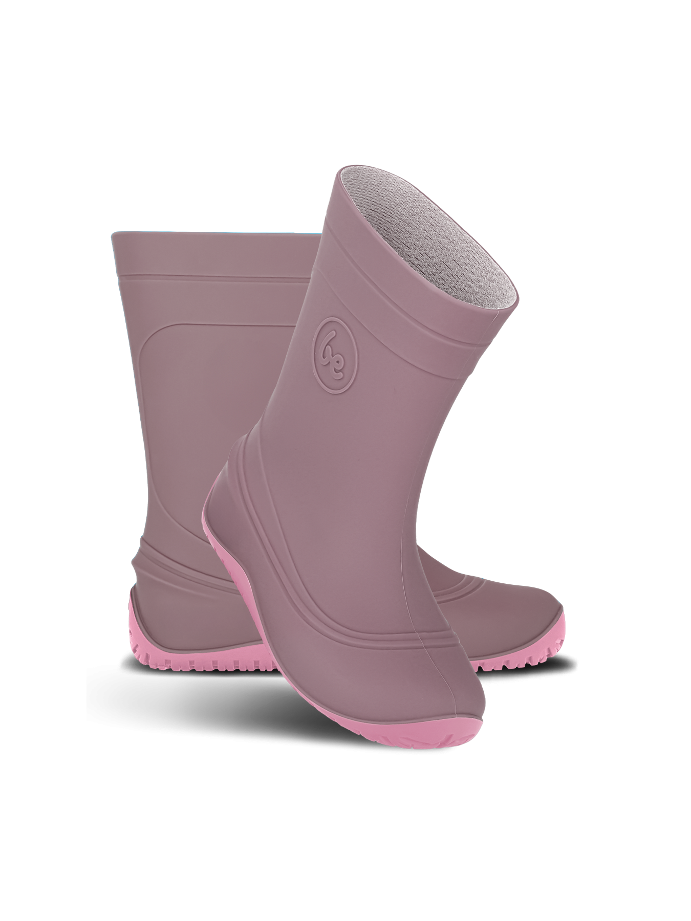 Botas de agua barefoot Be Lenka Pudds rosa para niña