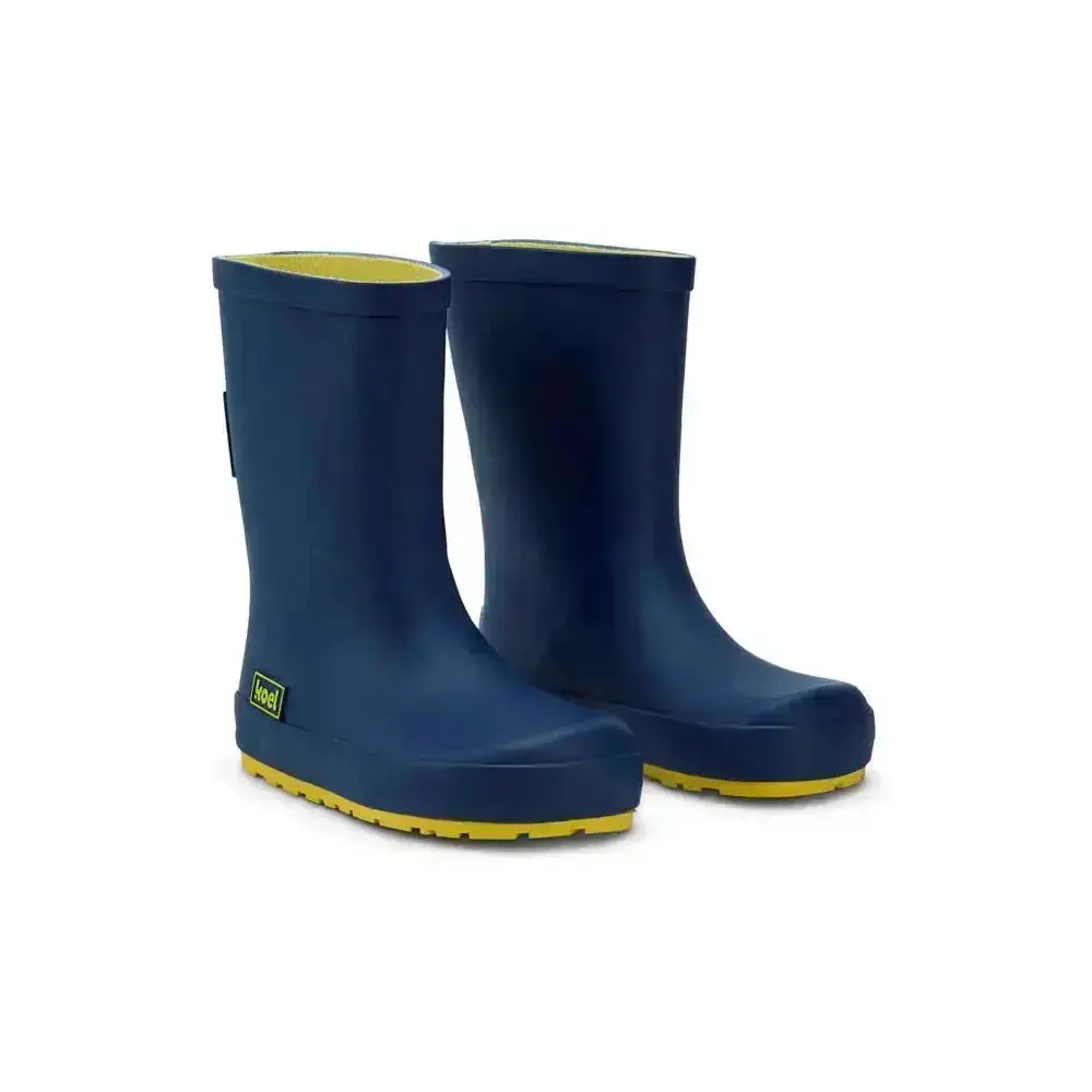 Botas de agua barefoot Koel Wini azul marino para niños
